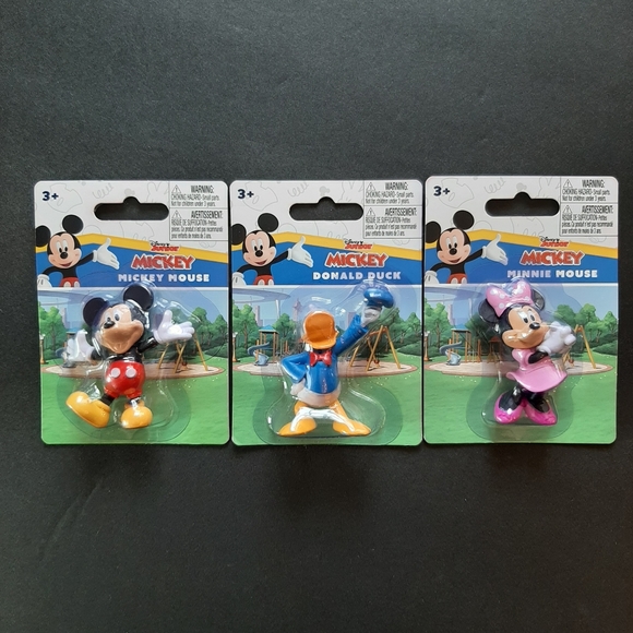Disney Junior Mickey Mouse Funhouse Mini Figure Collection Set of 3 Minnie Duck - Picture 1 of 9